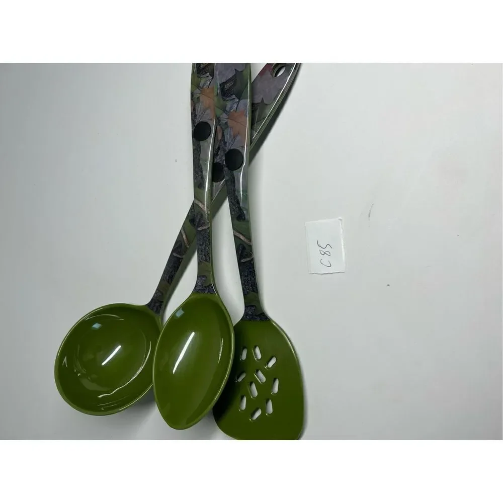Camo Melamine Utensil Set Three (3) Pieces CB Outdoor